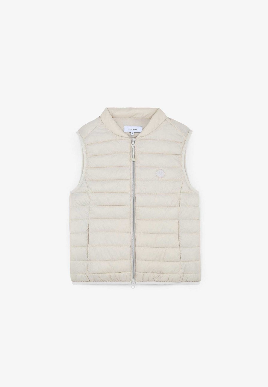 Scalpers Skull Padded Vest | Jackets And Trench