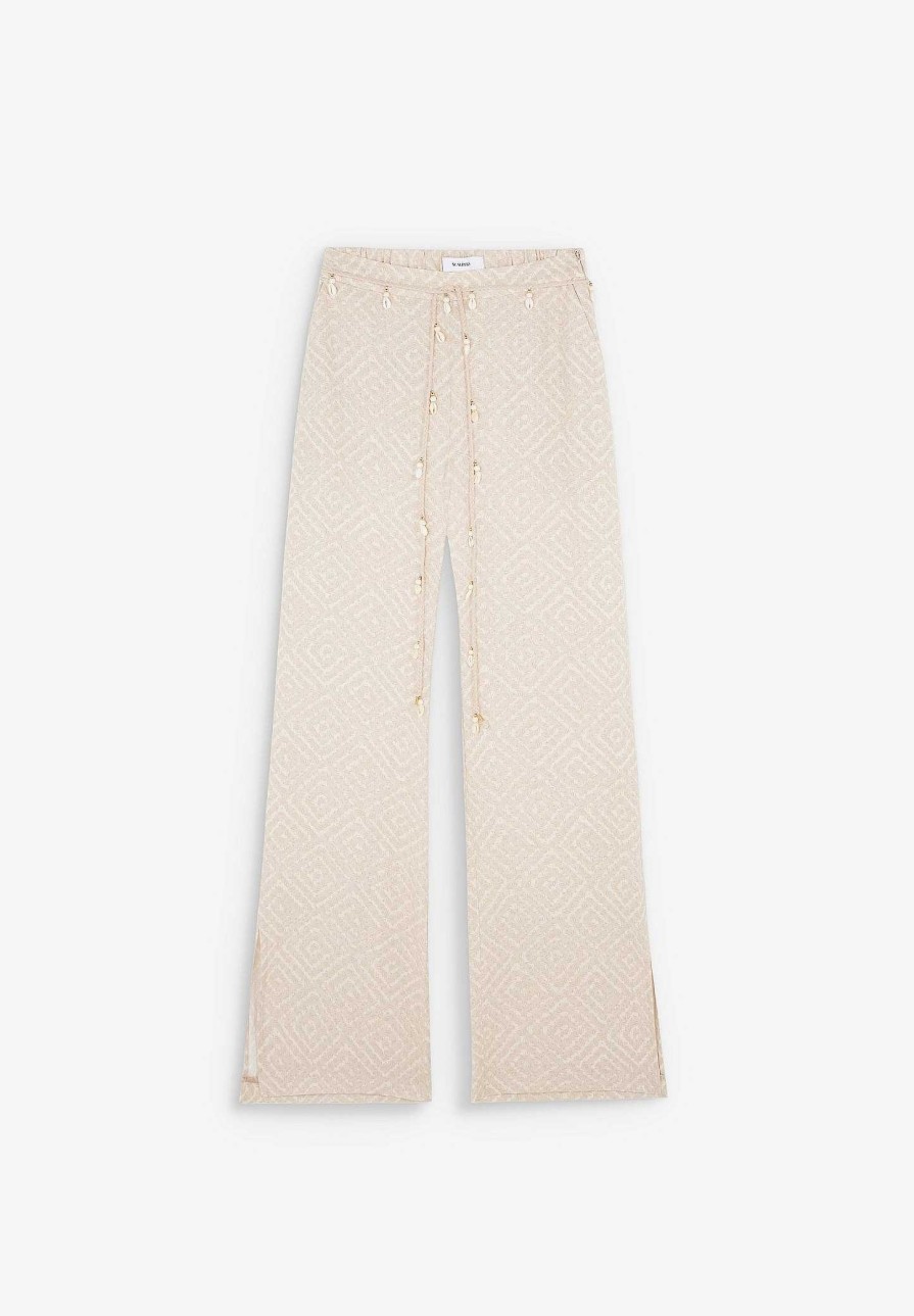 Scalpers Trim Print Pant | Pants