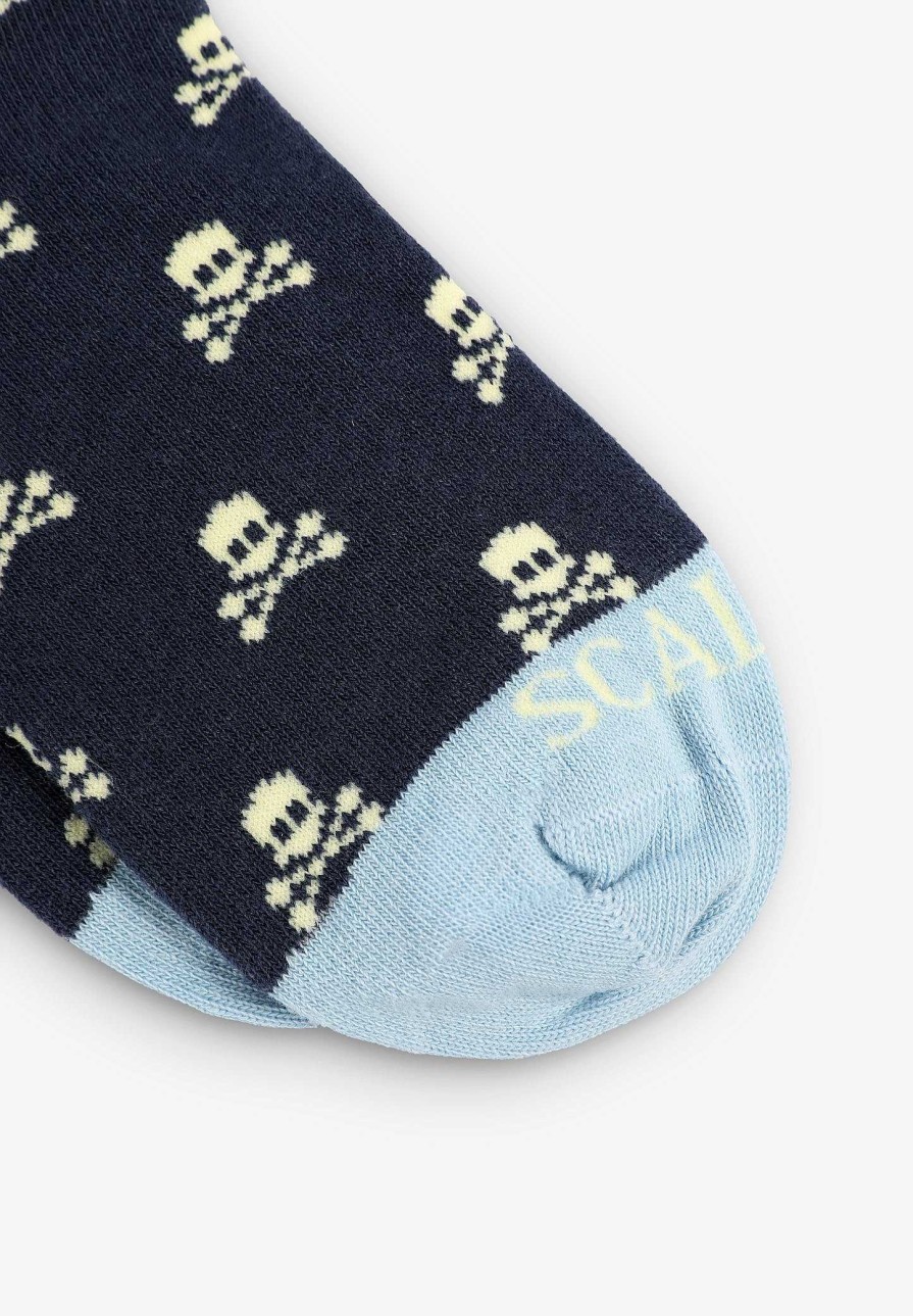 Scalpers All Over Skull Ankle Socks | Socks