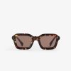 Scalpers Tortoiseshell Effect Paste Square Sunglasses | Glasses