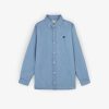 Scalpers Button Collar Denim Shirt | Shirts