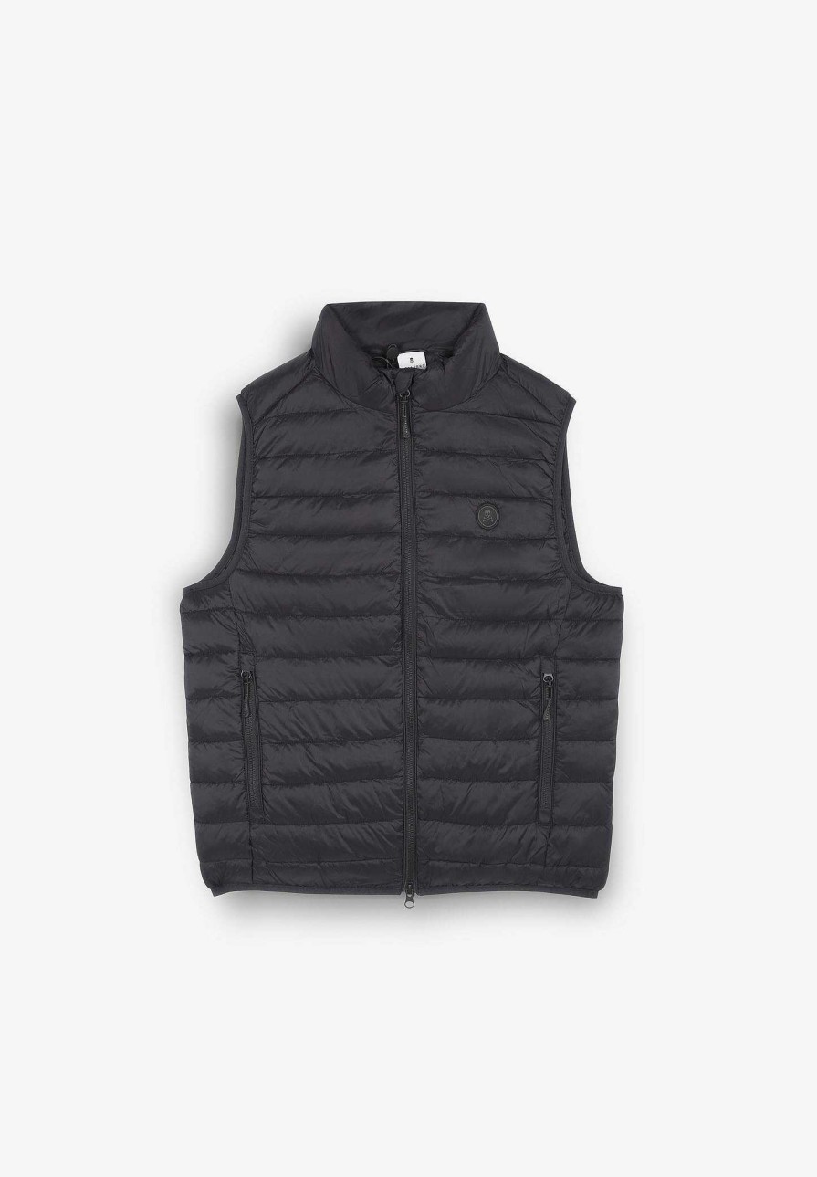 Scalpers Skull Padded Vest | Padded