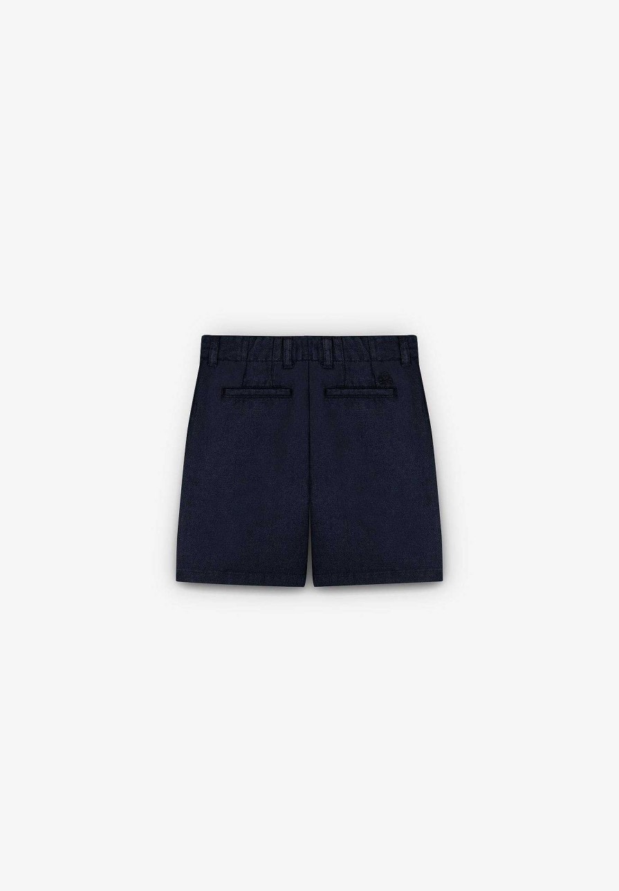 Scalpers Cotton Linen Bermudas | Bermuda