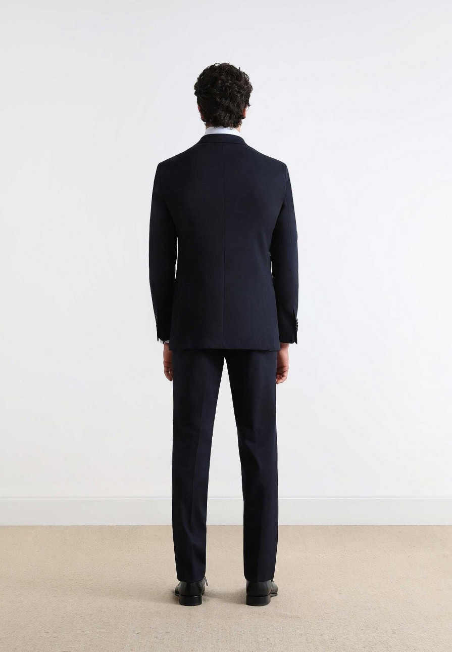 Scalpers Navy Blue Classic Suit | Suits