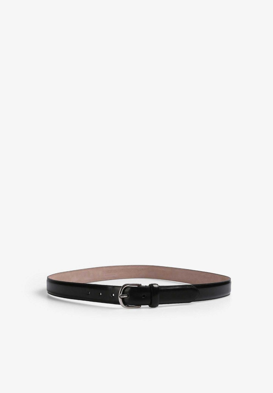 Scalpers Leather Belt With Metal Buckle | Belts And Suspenders