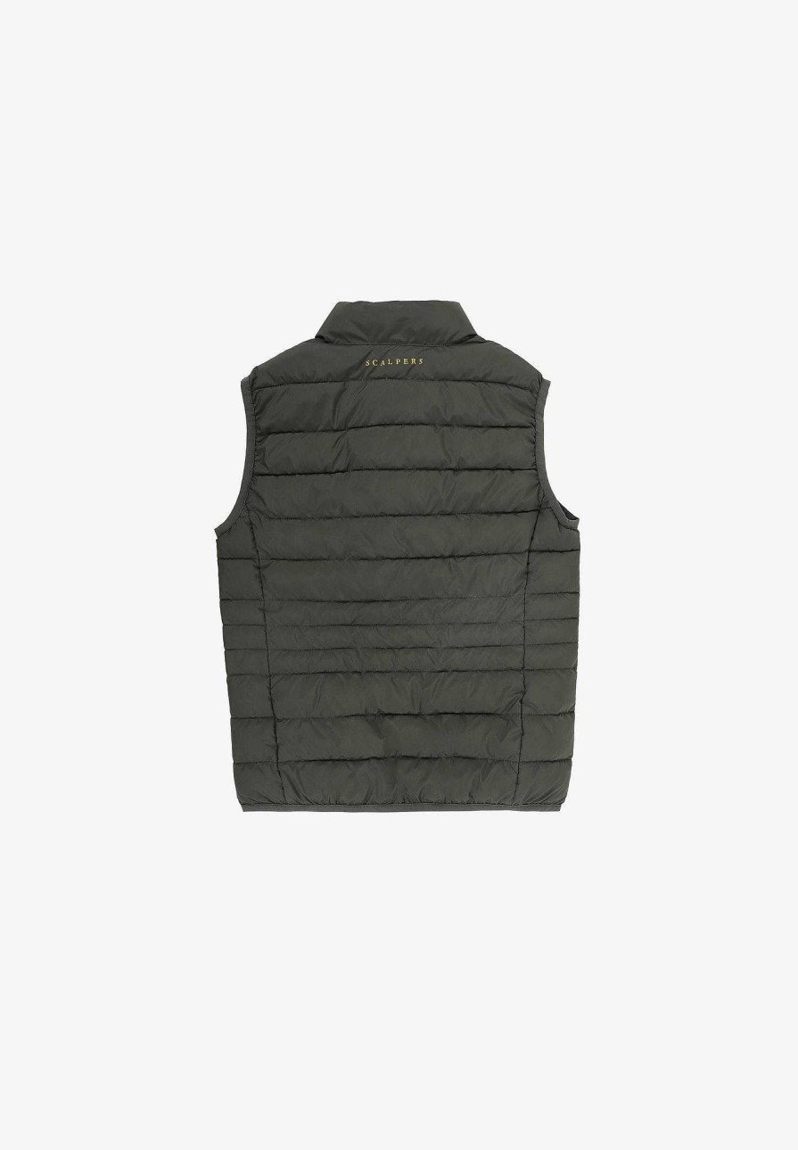 Scalpers Skull Padded Vest | Jackets And Vests