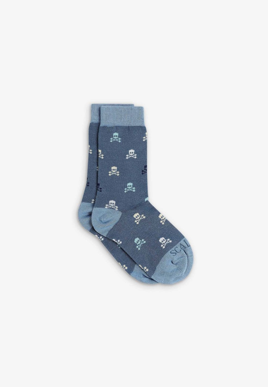 Scalpers Multicolor Skull Socks All Over | Socks