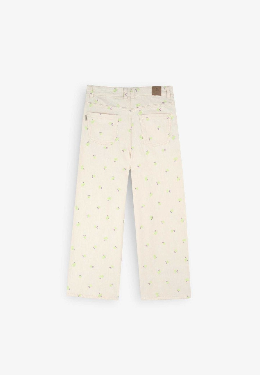 Scalpers Embroidered Details Jeans | Pants And Overalls