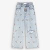 Scalpers Flowers Emb Denim | Jeans