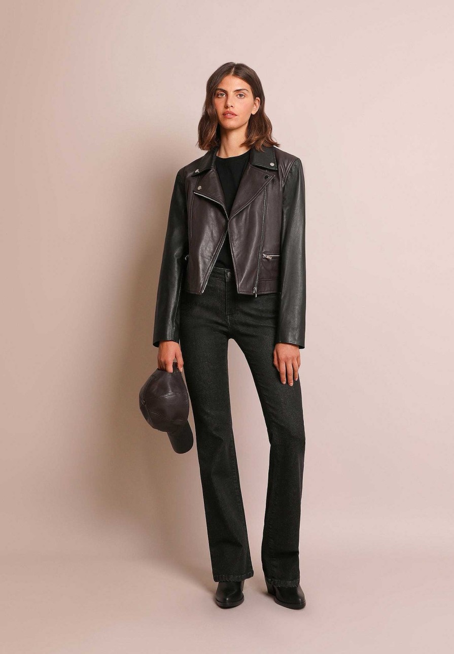 Scalpers Two-Tone Biker Jacket | Jackets And Trench