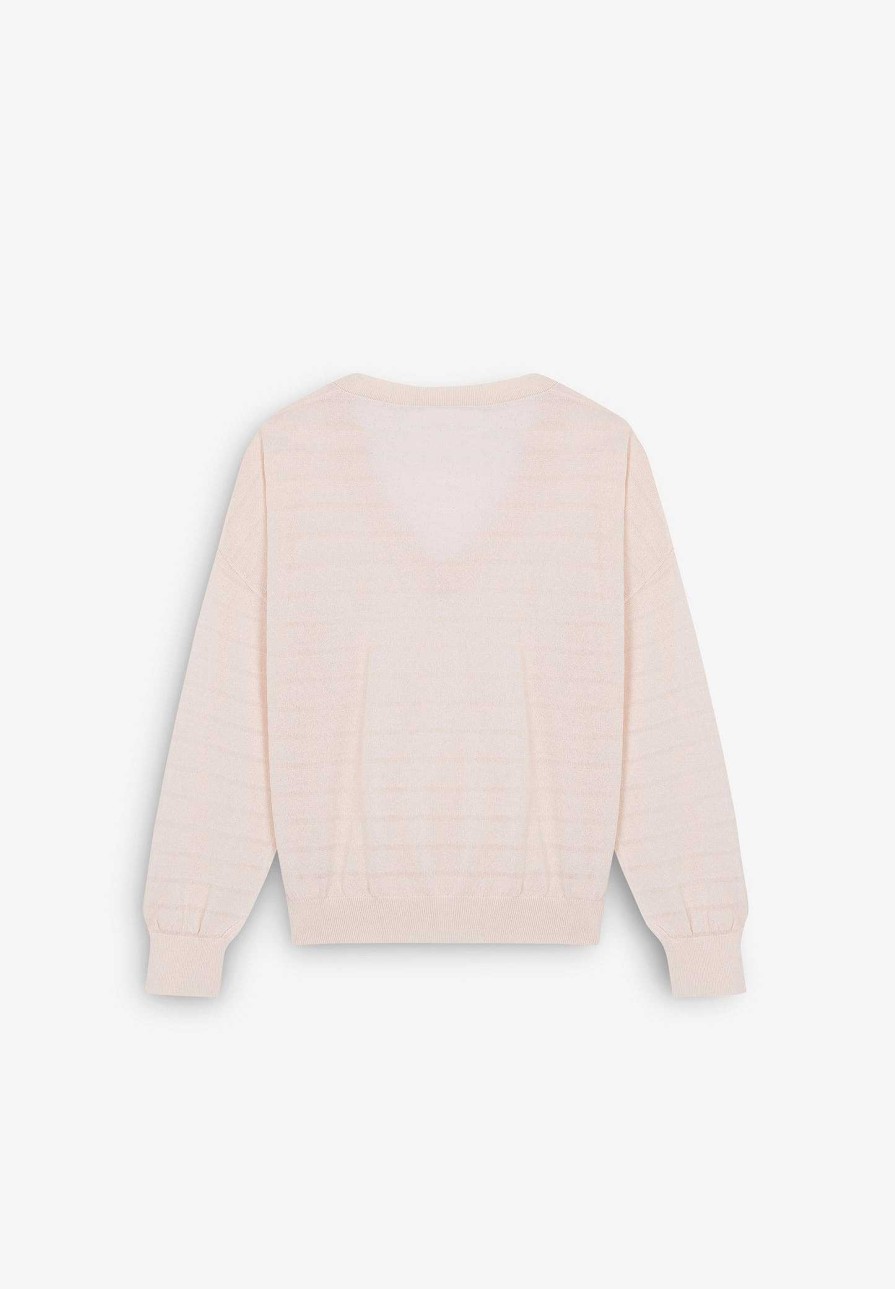 Scalpers Semi-Transparent Striped Sweater | Sweaters And Cardigans