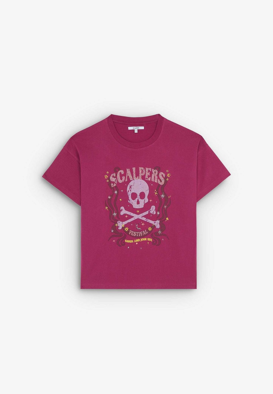 Scalpers Festival Print T-Shirt | T-Shirts And Tops