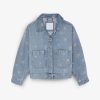 Scalpers Denim Jacket Embroidered Details | Jackets And Vests