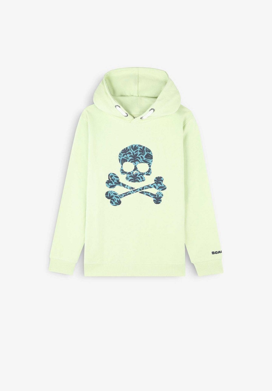 Scalpers Hooded Sweatshirt With Decorative Laces | Sweatshirts