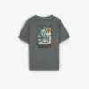 Scalpers Worn Effect Print T-Shirt | Tshirts