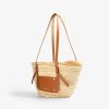 Scalpers Mini Raffia Carrycot Bag | Fur