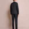 Scalpers Navy Blue Suit Patch Pockets | Suits