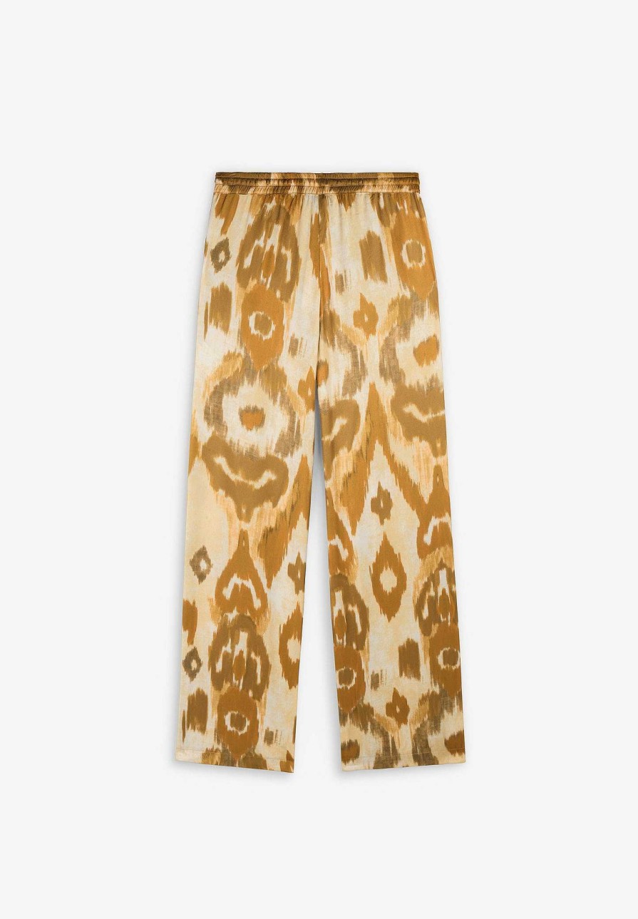 Scalpers Animal Print Fluid Pants | Pants