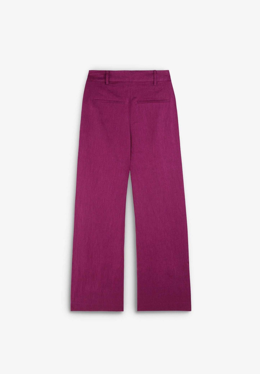 Scalpers Linen Pants With Pleats | Pants