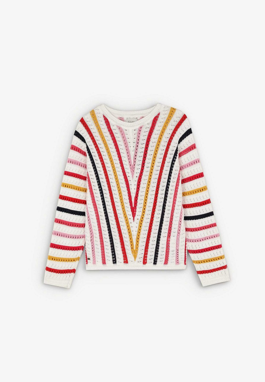 Scalpers Structured Knitted Sweater | Spot