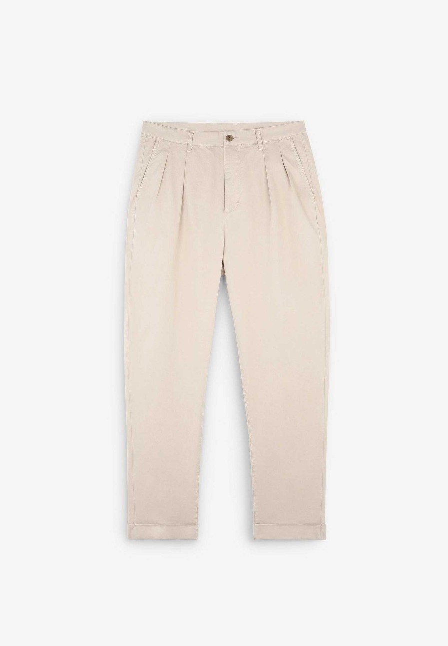 Scalpers Premium Relaxed Double Pleated Pants | Pants