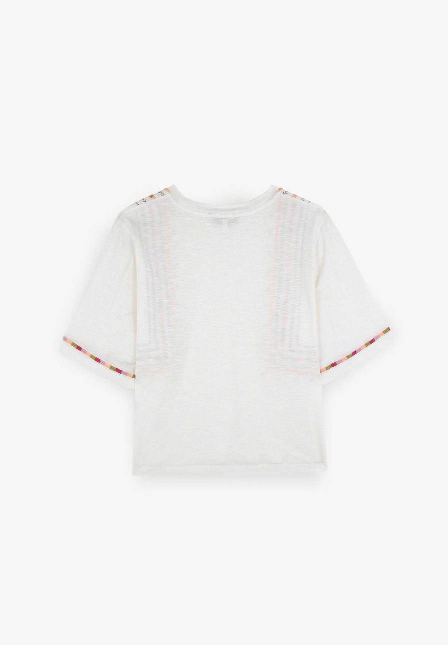 Scalpers Embroidered Ethnic T-Shirt | T-Shirts And Tops