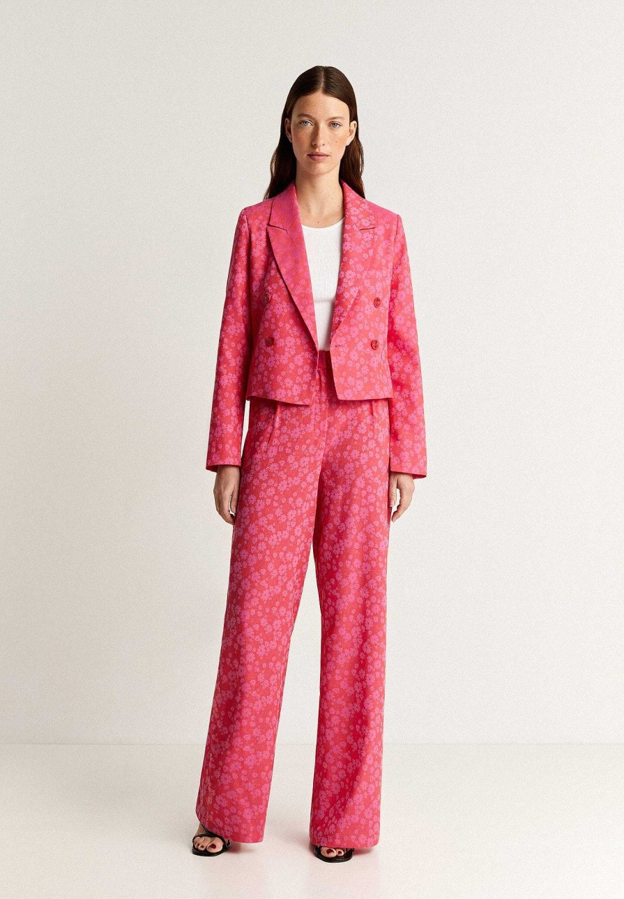 Scalpers Floral Jacquard Blazer | Blazers And Vests