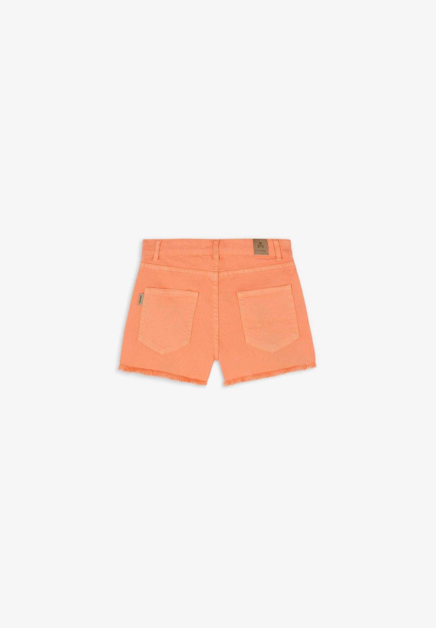 Scalpers Fringe Hem Shorts | Bermuda