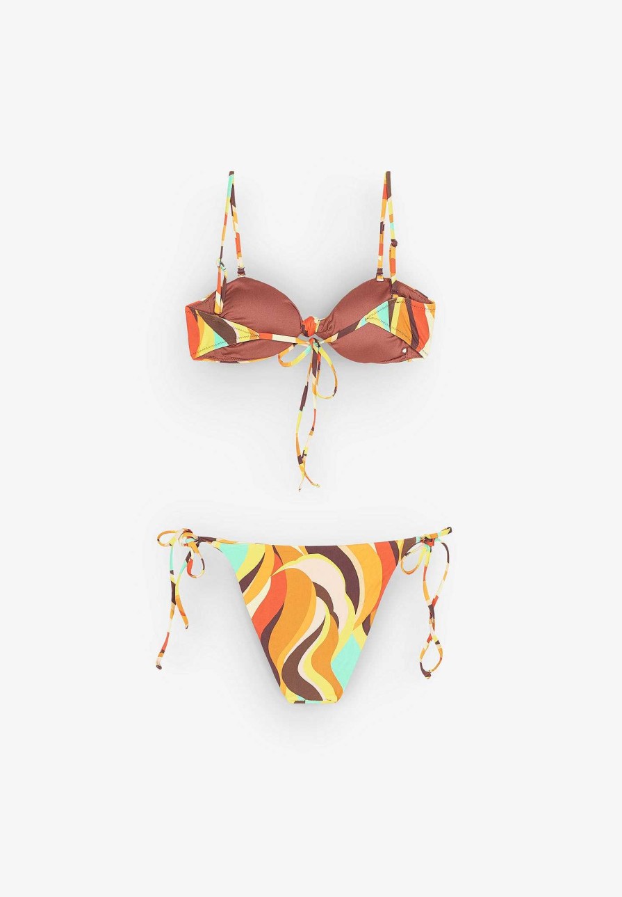 Scalpers Robin Collection | Fire Bandeau Bikini | Bikinis And Swimsuits