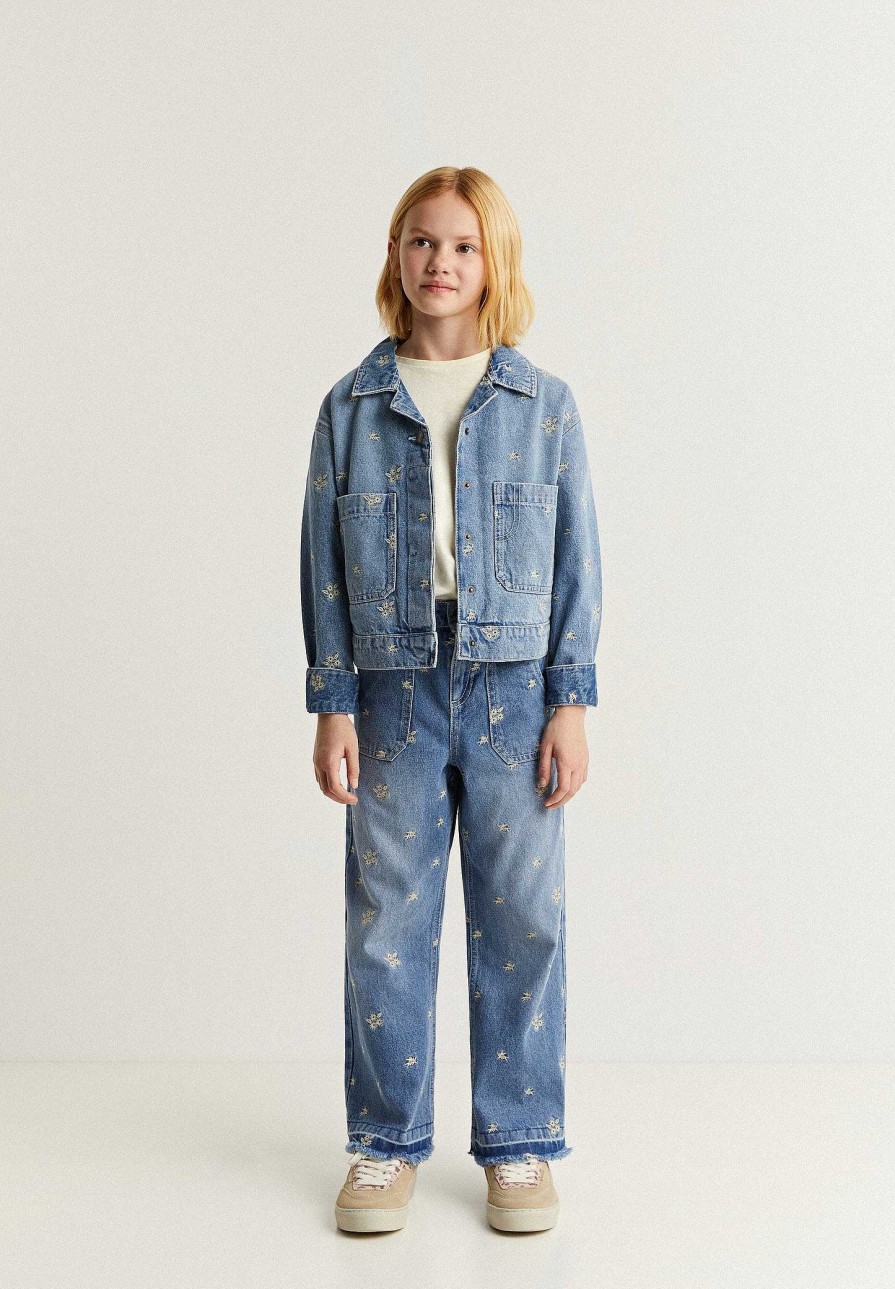 Scalpers Embroidered Details Jeans | Pants And Overalls