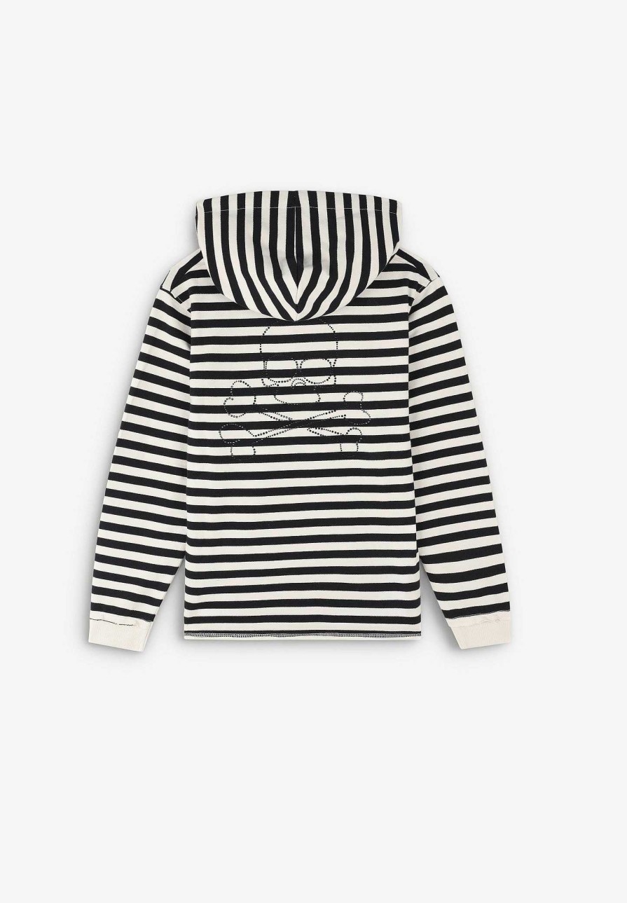 Scalpers Multi-Striped Hooded Sweatshirt | Sweatshirts