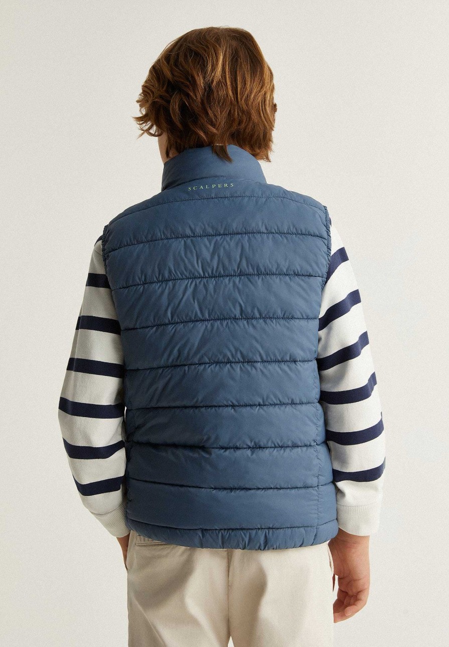 Scalpers Skull Padded Vest | Jackets And Vests