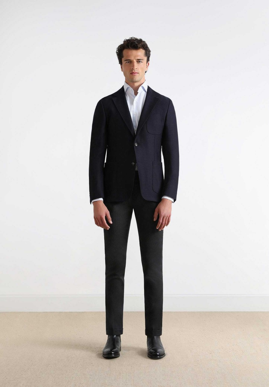 Scalpers Structured Wool Blazer | American