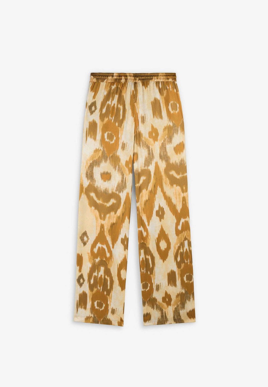 Scalpers Animal Print Fluid Pants | Pants