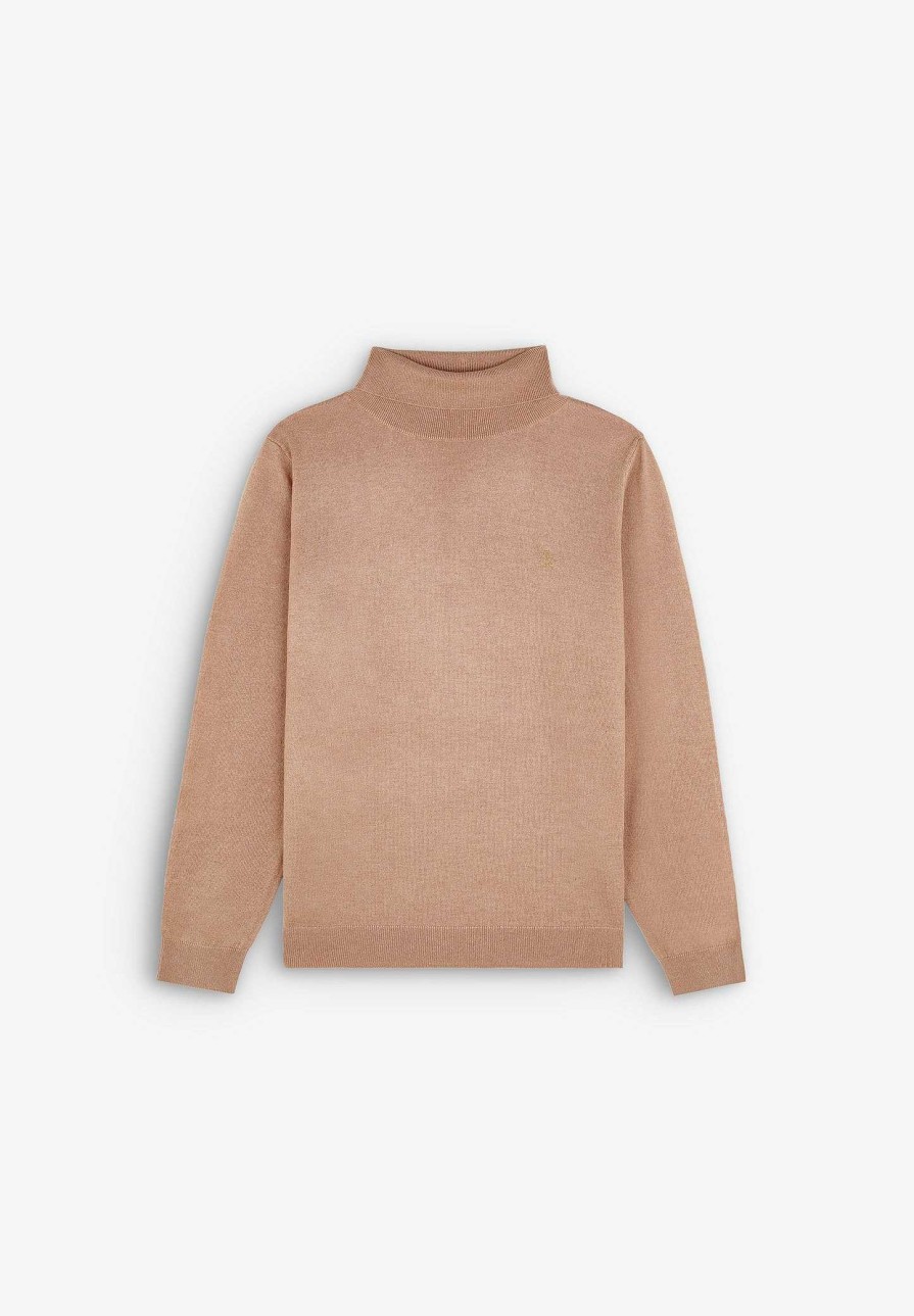 Scalpers High Neck Knitted Sweater | Sweaters And Cardigans