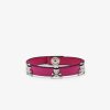 Scalpers Skull Leather Bracelet | Imitation Jewelry