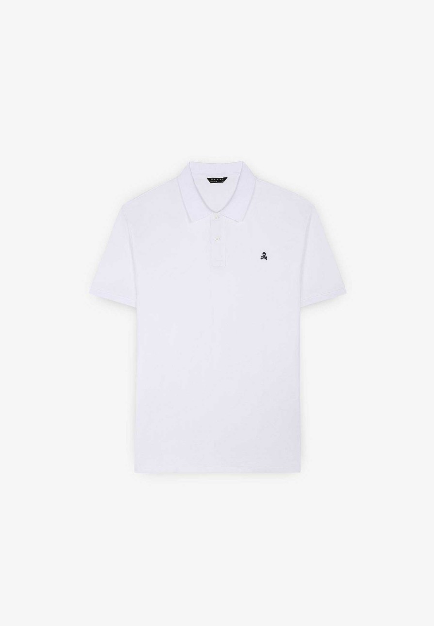 Scalpers Contrast Skull Basic Polo | Poles