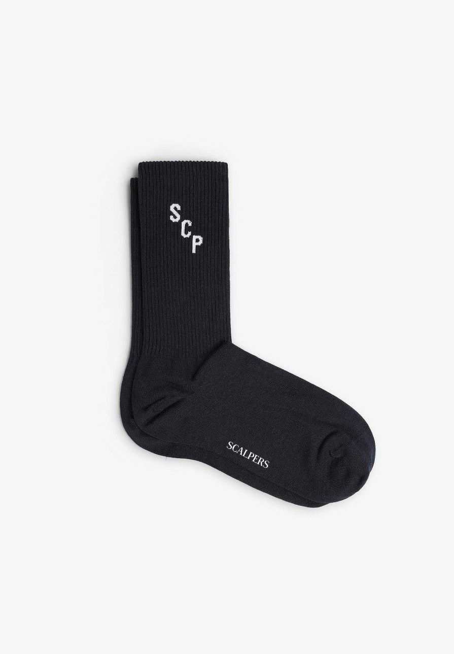 Scalpers Canale Scp Embroidered Socks | Socks