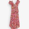 Scalpers Ruffles Print Midi Dress | Dresses