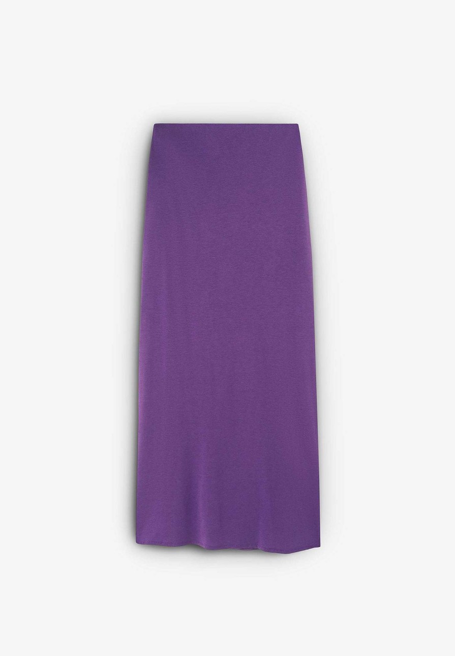 Scalpers Midi Skirt With Knot Detail | Skirts