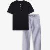 Scalpers Striped Trouser Detail Pajamas | Pajamas