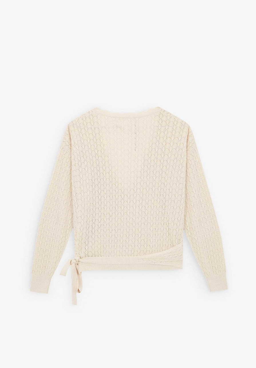 Scalpers Lacing Crochet Cardigan | Sweaters And Cardigans