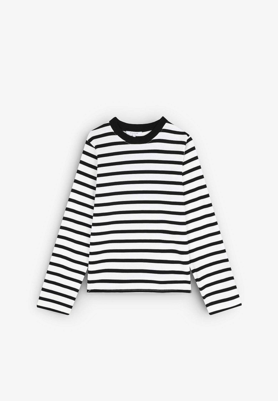 Scalpers Striped Long Sleeve T-Shirt | T-Shirts And Tops