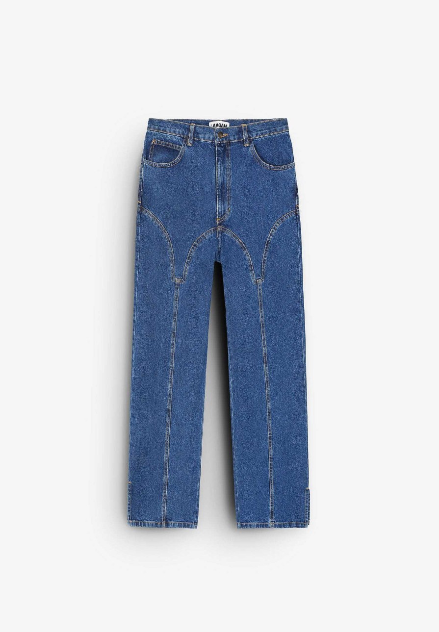 Scalpers Laagam | De-Nimes Indigo Pants | Pants