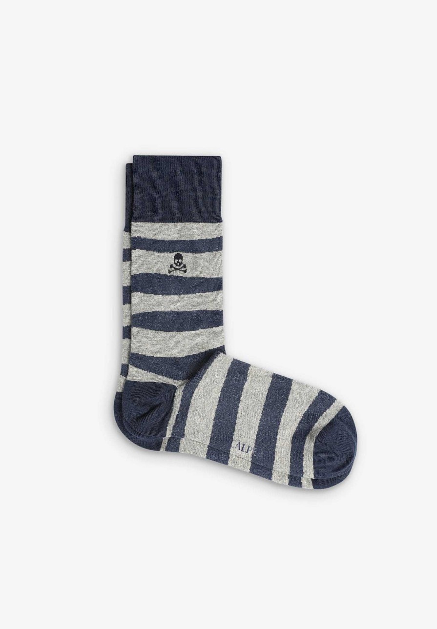 Scalpers Irregular Striped Socks | Socks