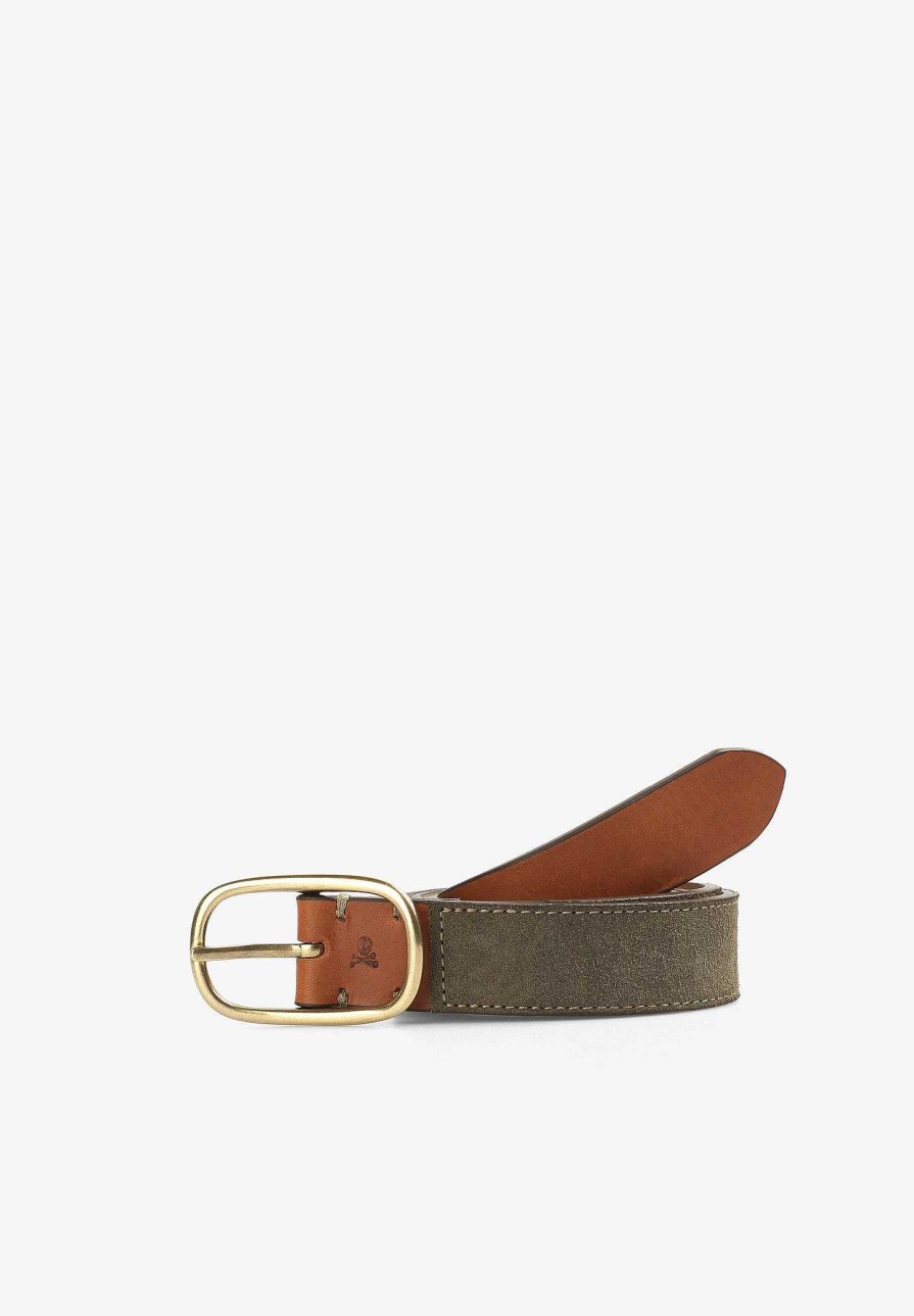 Scalpers Two-Tone Leather Belt | Belts And Suspenders