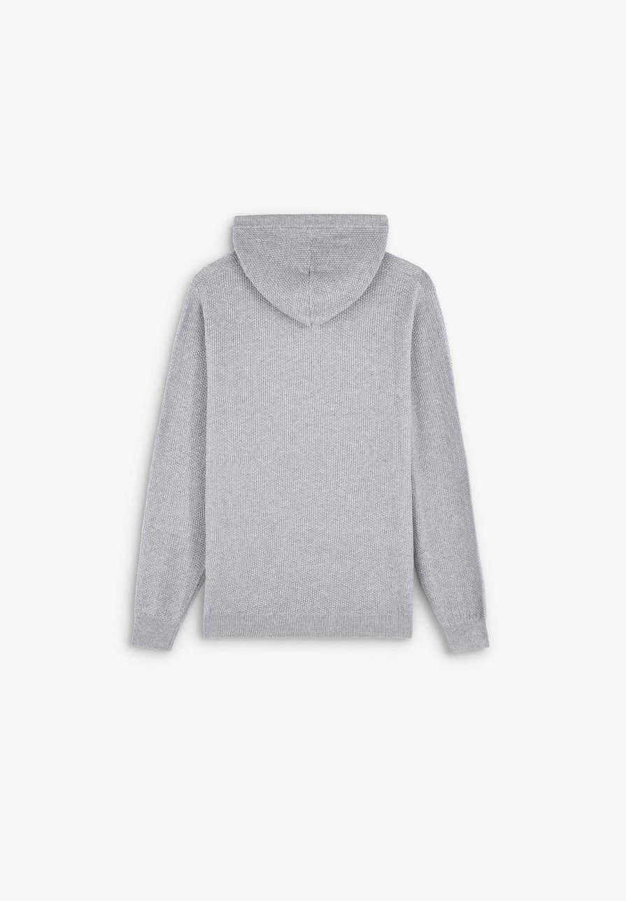 Scalpers Structured Sweater With Hood | Sweaters And Cardigans