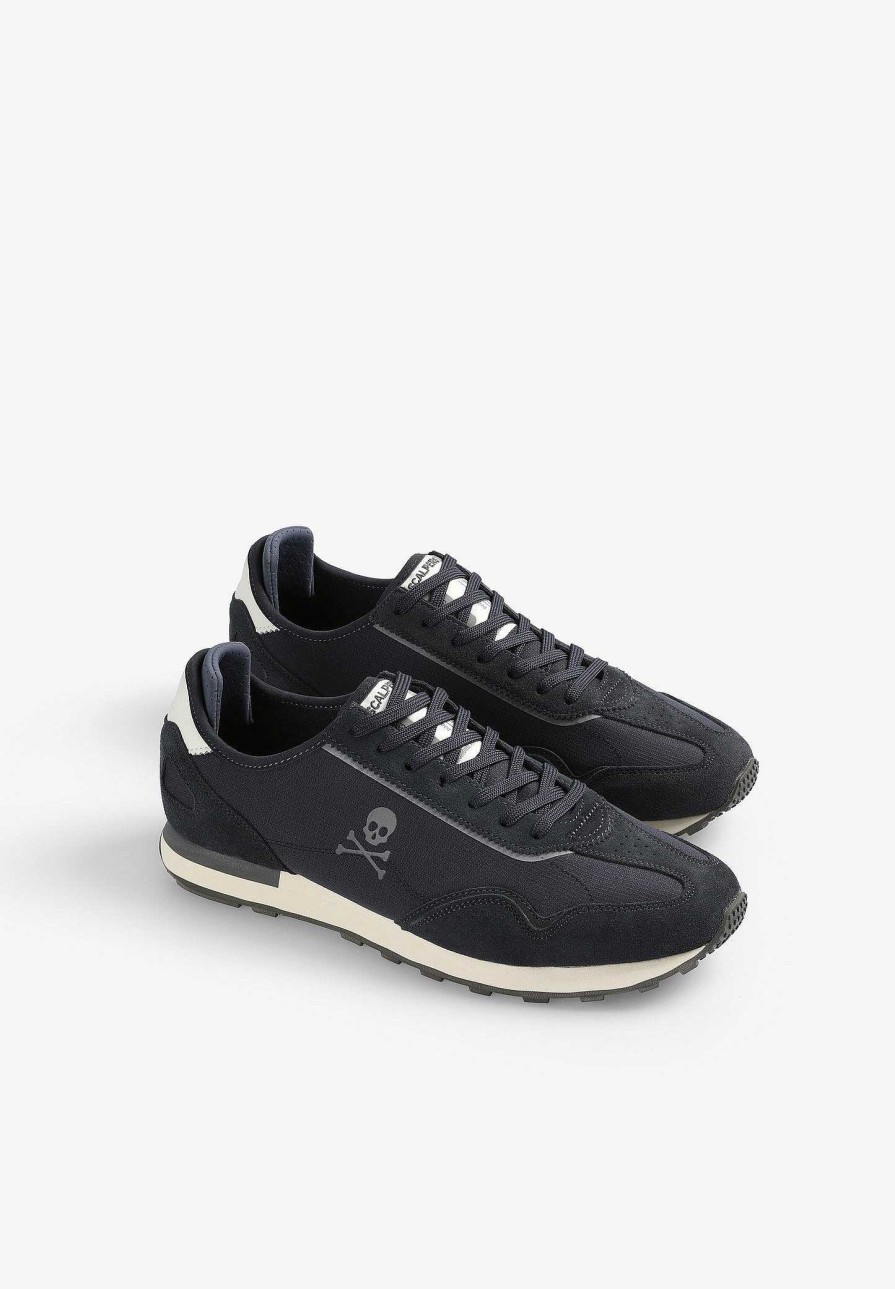 Scalpers Suede Skull Sneakers | Sneakers