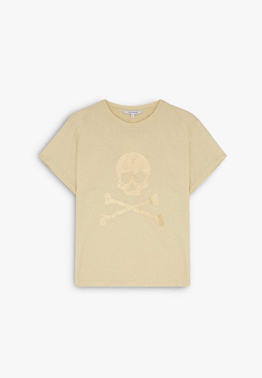 Scalpers Foil Skull T-Shirt | T-Shirts And Tops