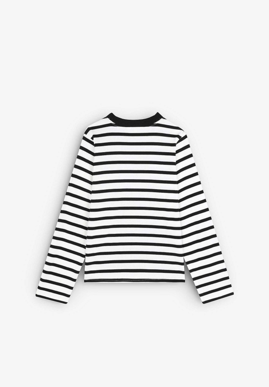 Scalpers Striped Long Sleeve T-Shirt | T-Shirts And Tops